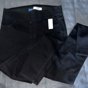 Black tall jeggings